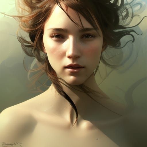 Detailed Portrait of Wild Beauty in Unreal Engine