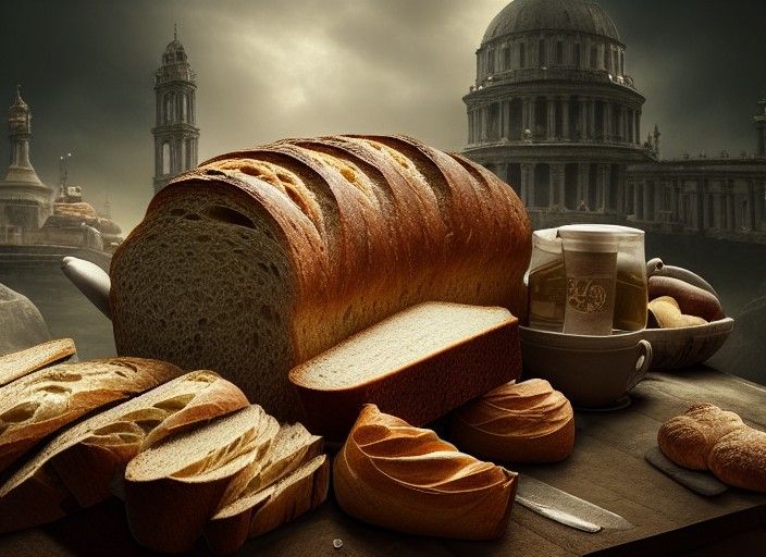 Epic Cinematic Bread: Detailed Digital Matte Painting