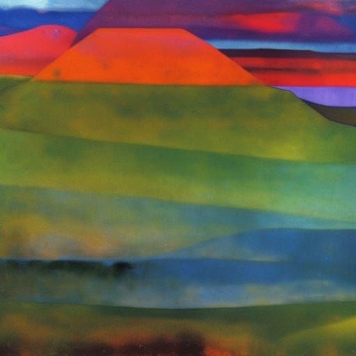 Surreal Clay Scene in Expressionist Style