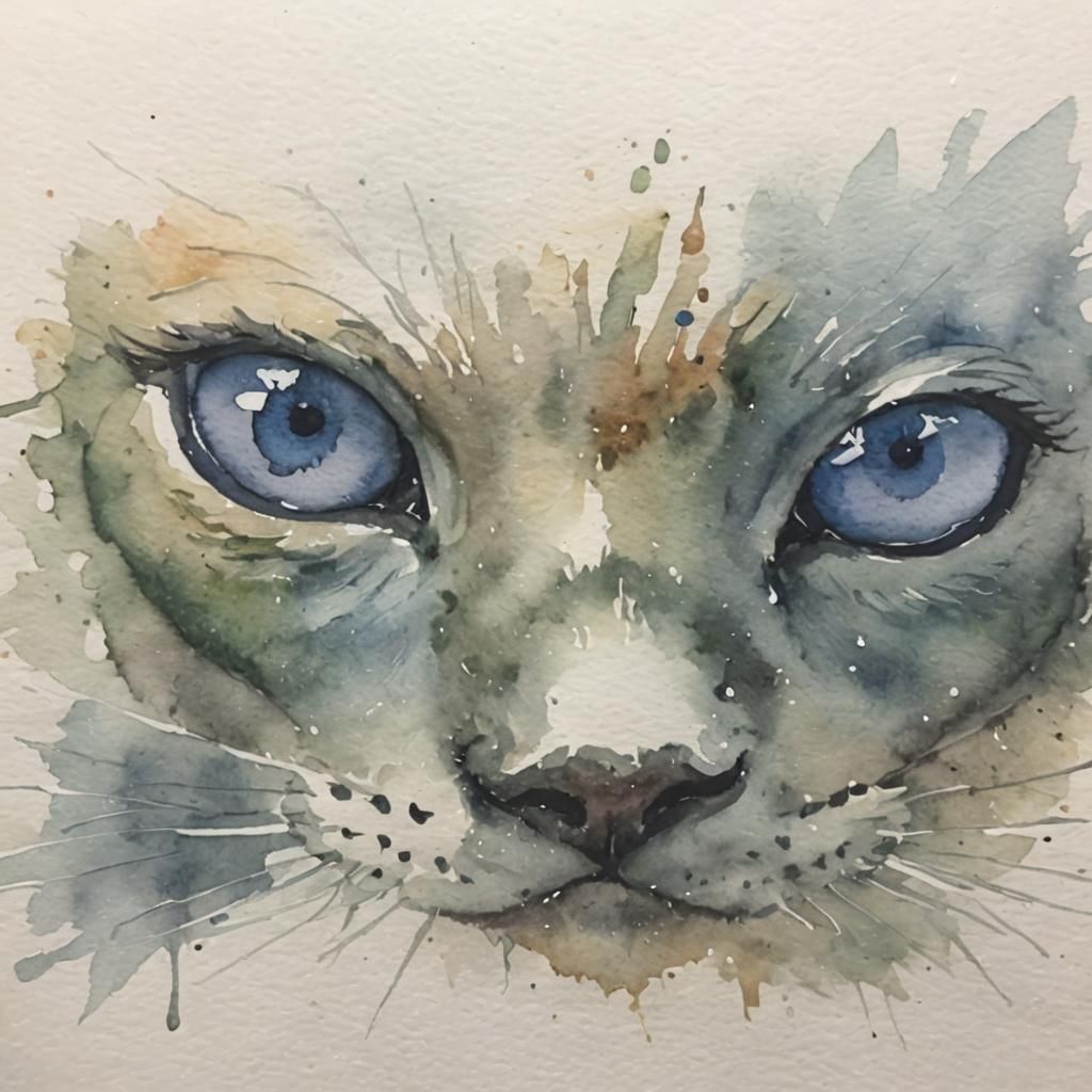 AI Generated Watercolor Painting
