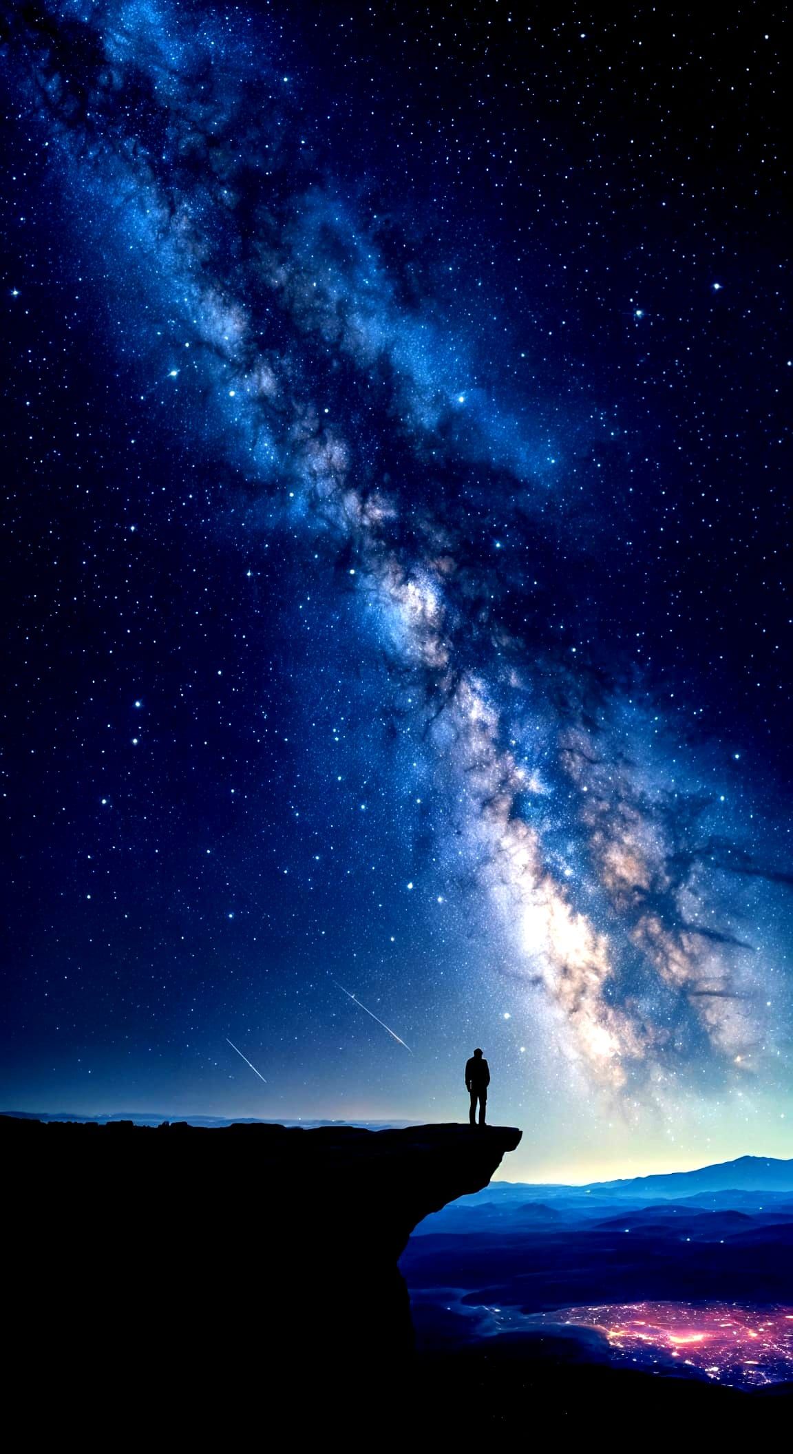 Glorious Galaxy Rise: A Celestial Dawn