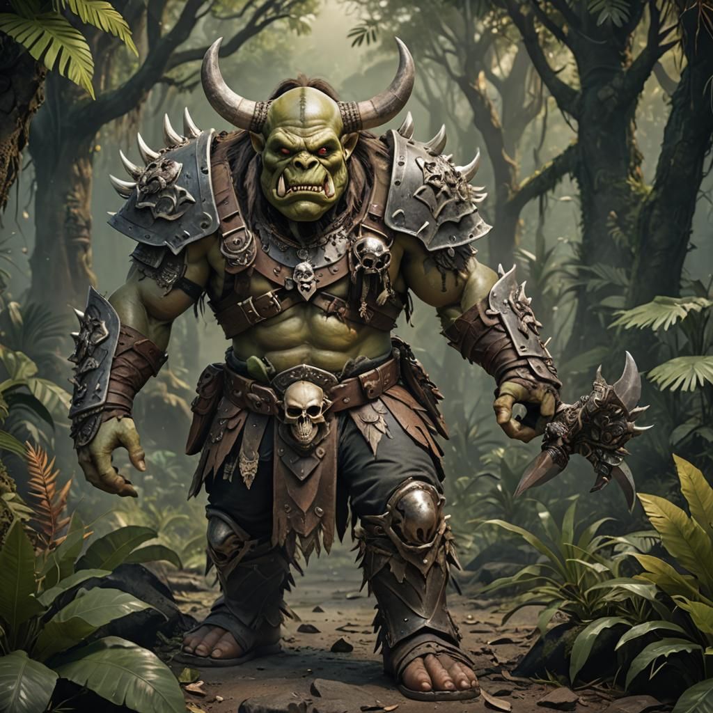 Ogre Chieftain in War Attire