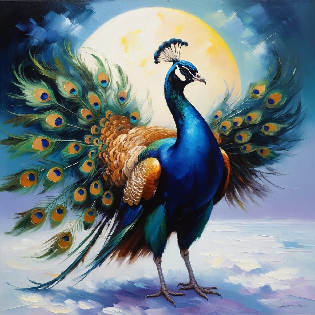 Ethereal Moonlit Badminton Duel in Soft Focus