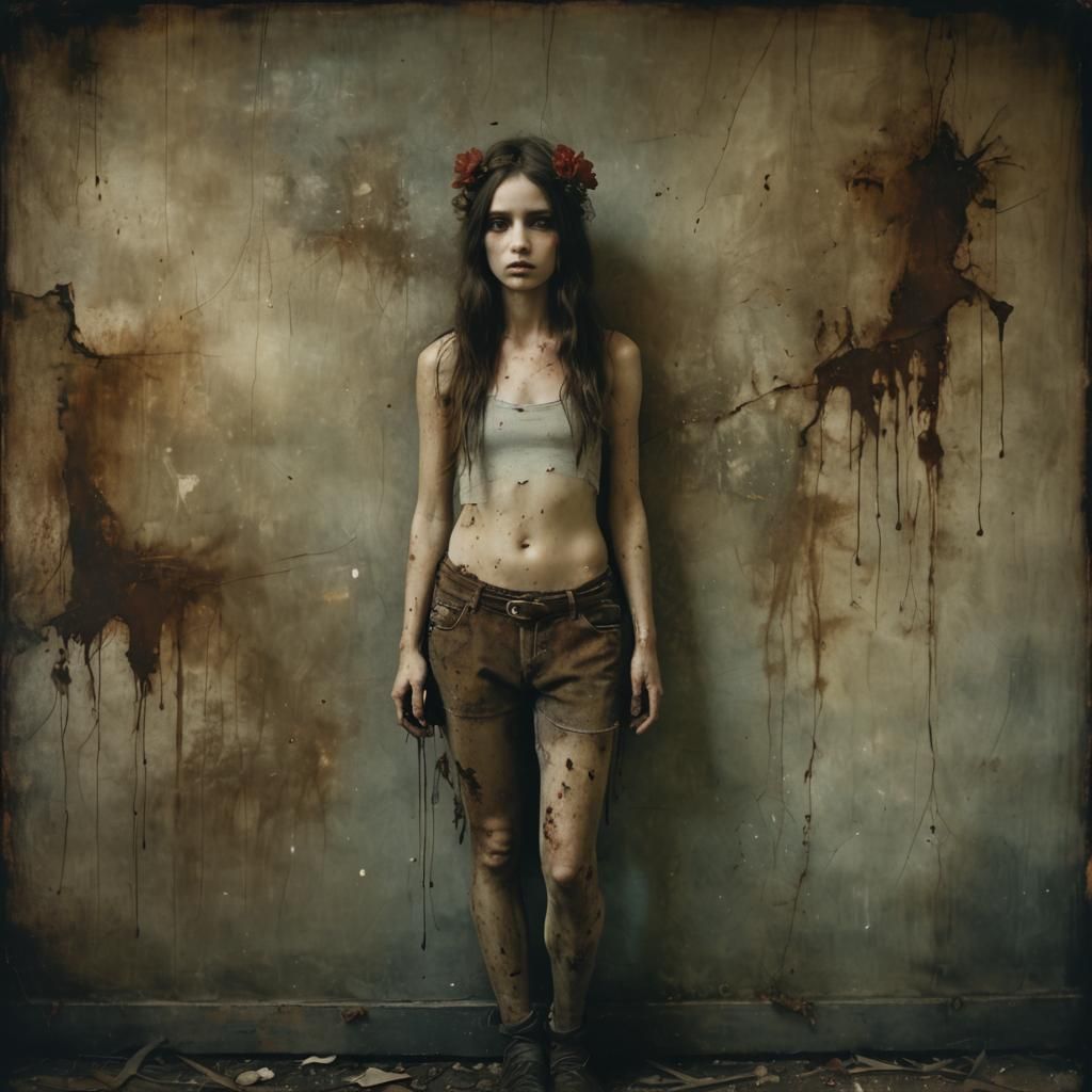 Raw Photorealism: Cruel World in Antique Polaroid