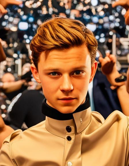 AI Generated Image of Tom Holland