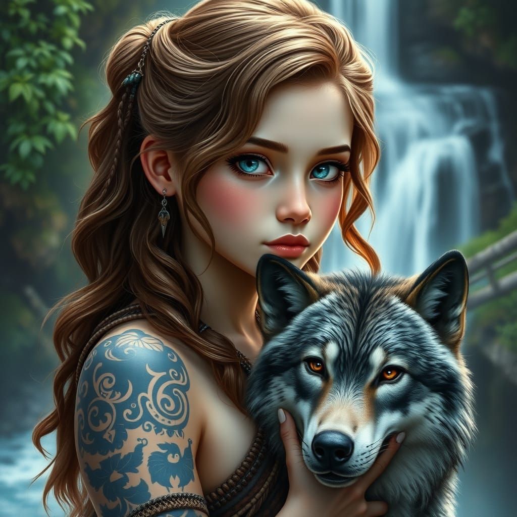 Tribal Goddess in Dreamlike Digital Art