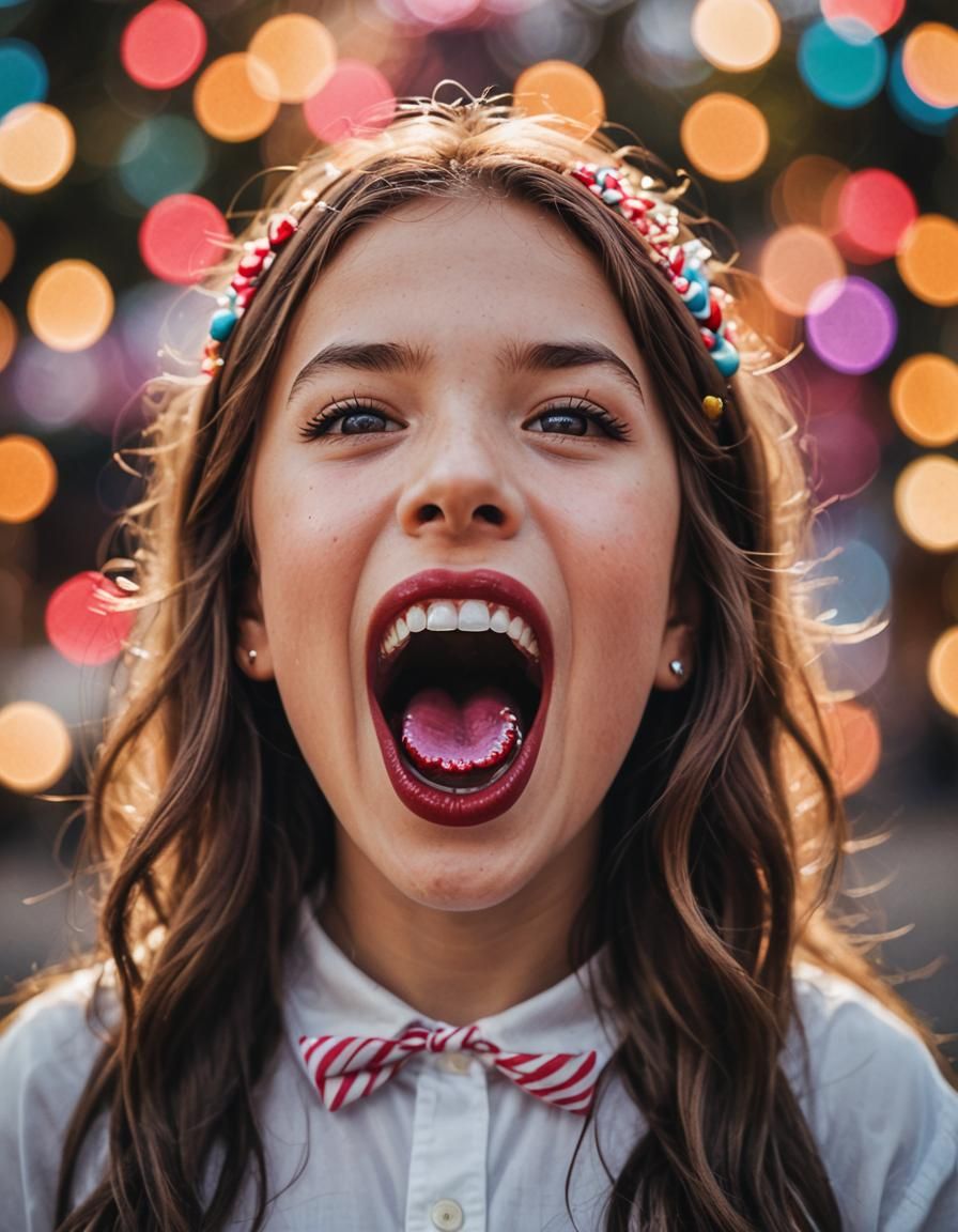 Album Cover: Girl with Candy, Professional Photography