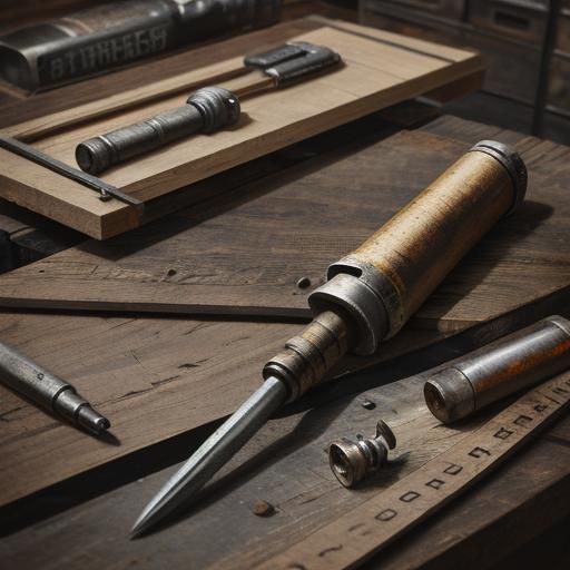 Ball-Peen Hammer Still Life: Industrial Concept Art