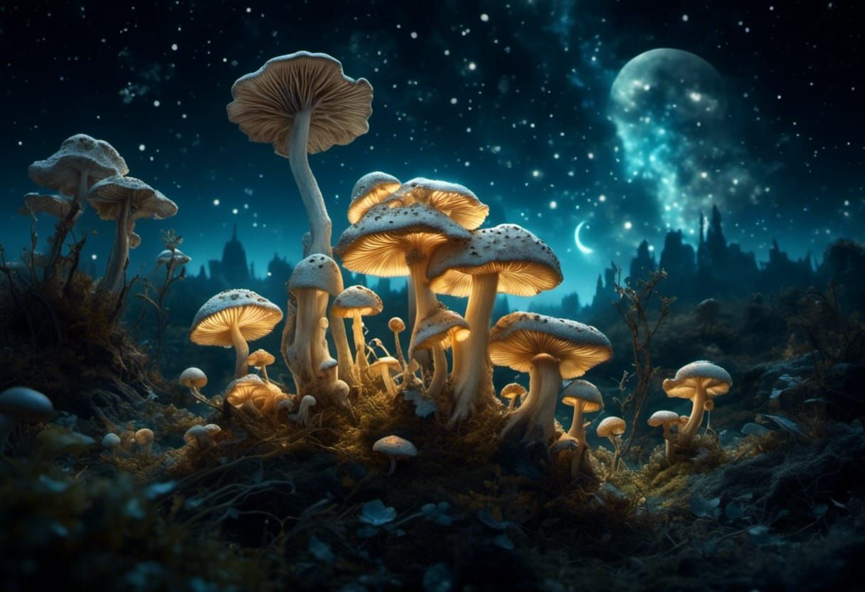 "Midnight Mushrooms"