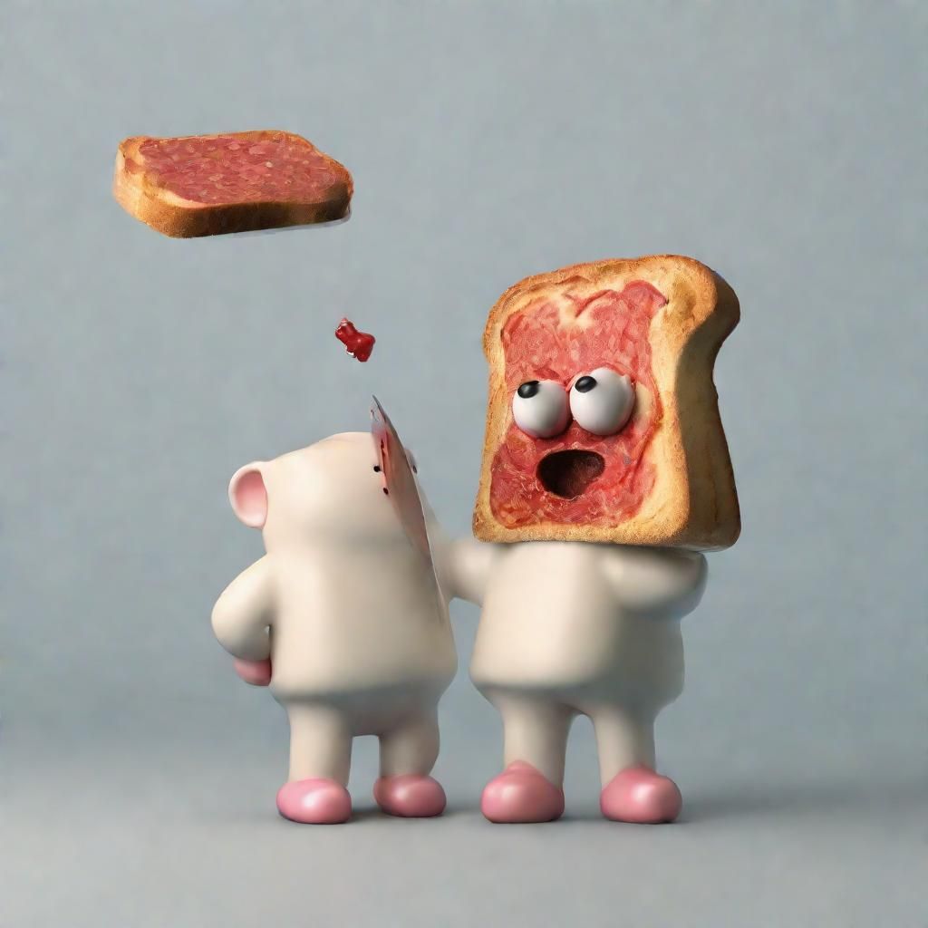 Brains as Knives: An AI Generated Image