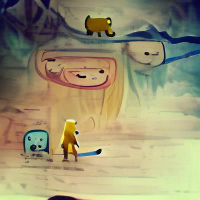 Finn and Jake from Adventure Time