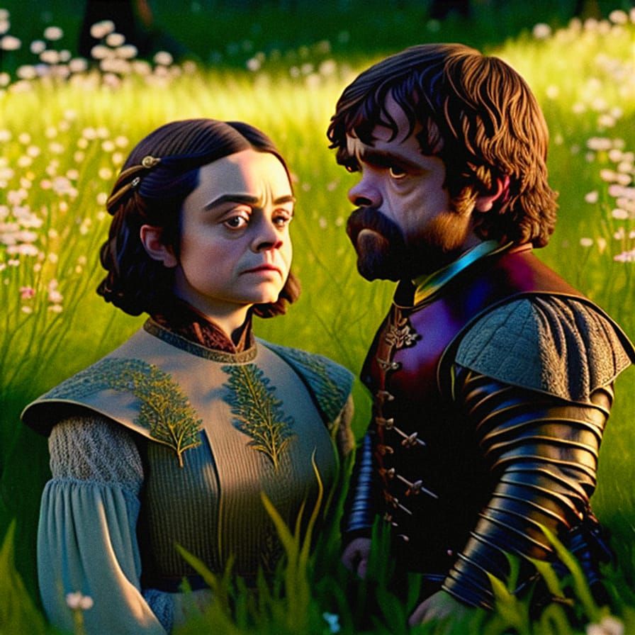 Arya Stark and Tyrion Lannister Conversation