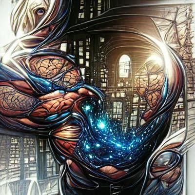 Karma Quantum: Dimensional Superhero Comic Art