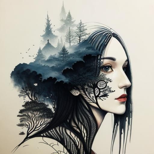 Fractal Zentangle Masterpiece in Vibrant Colors