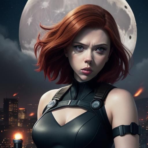 Deadly Spy Confrontation Under the Moon