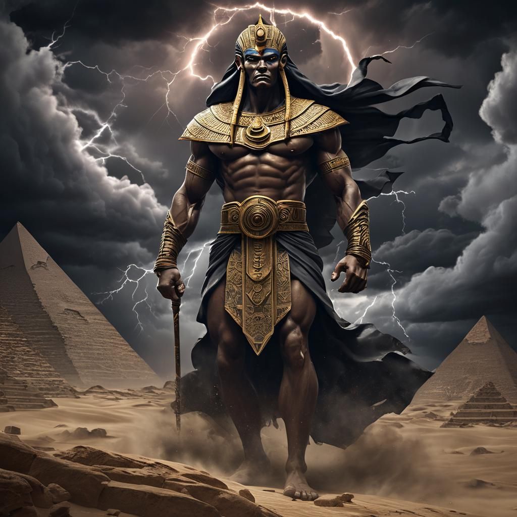 Sutekh, Egyptian God of Chaos in Storm