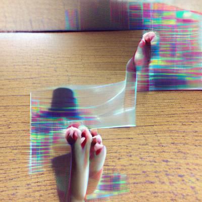 Abstract Concept of Invisibility Art