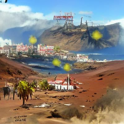 Post-Apocalyptic Cityscape Concept Art