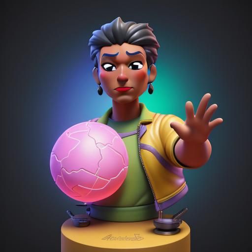 Funko Pop Figure in Pixar Disney Style