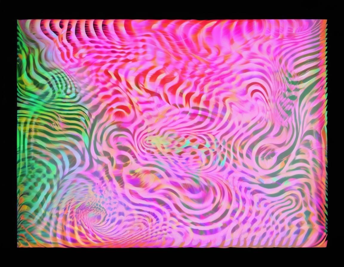 Psychedelic Interference: Wavy Patterns in Abstract Art