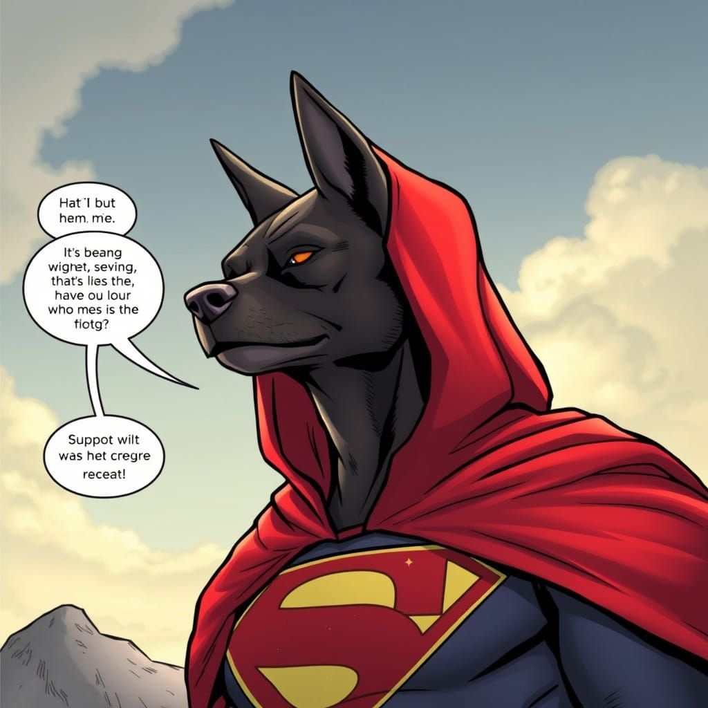 Canid Tree Climb: Yellow-Sun Powered Kryptonian on a Mission