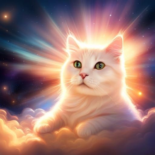 Kitty is watching you from above.