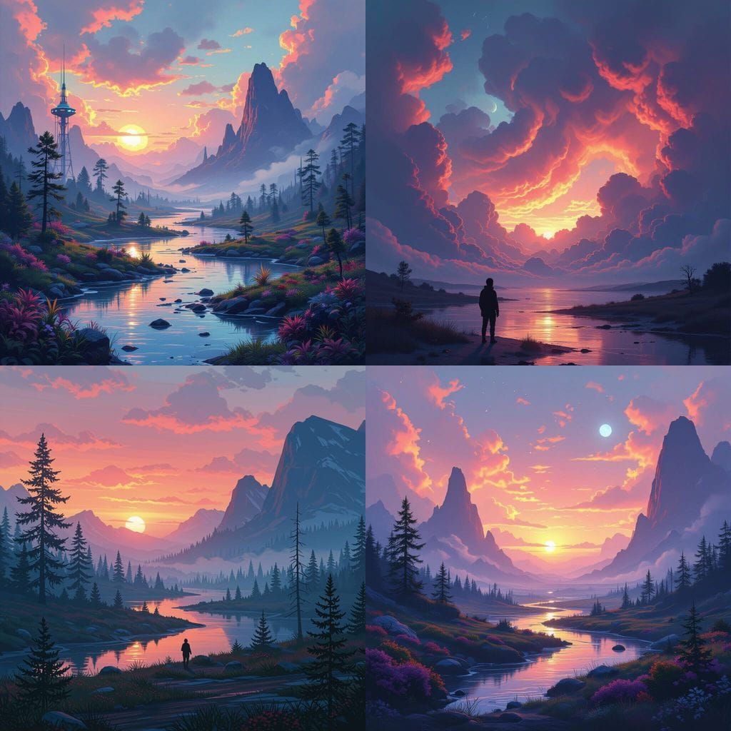 Abstract AI Art Generation