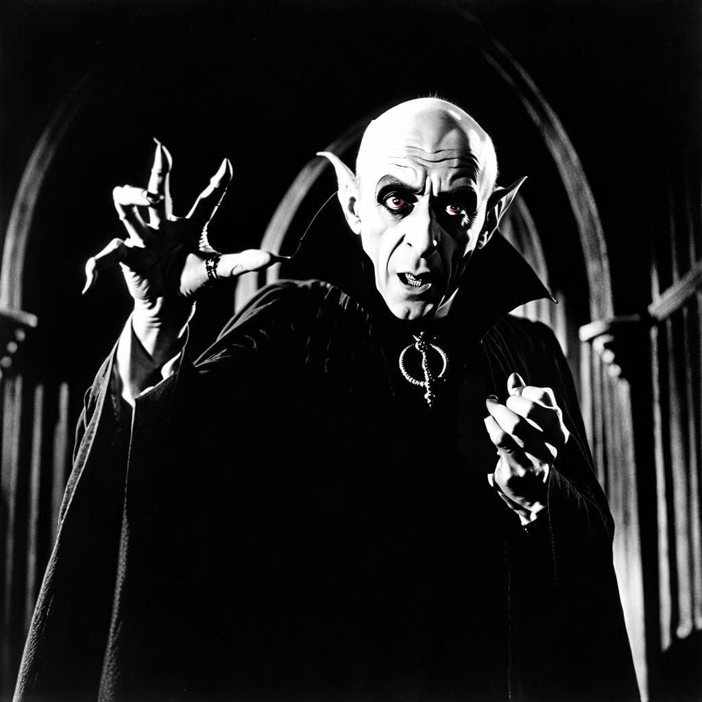 Nosferatu (1922, Silent Film by Friedrich Wilhelm Murnau)