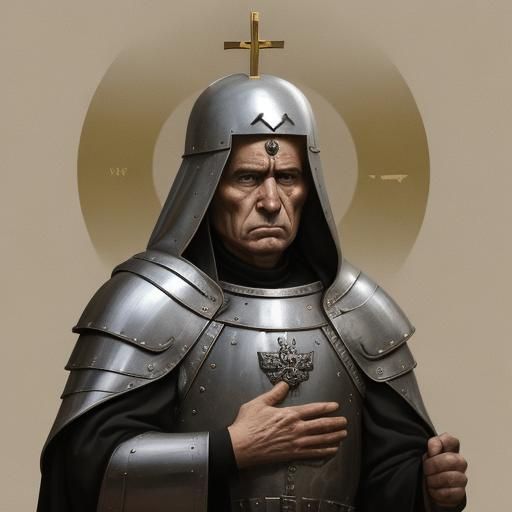 Holy Rabbit Preaching, Inspired by Renaissance Art