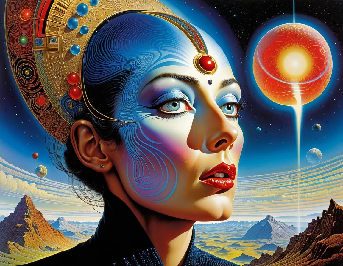 Cosmic Surrealism in Psychedelic Photorealism