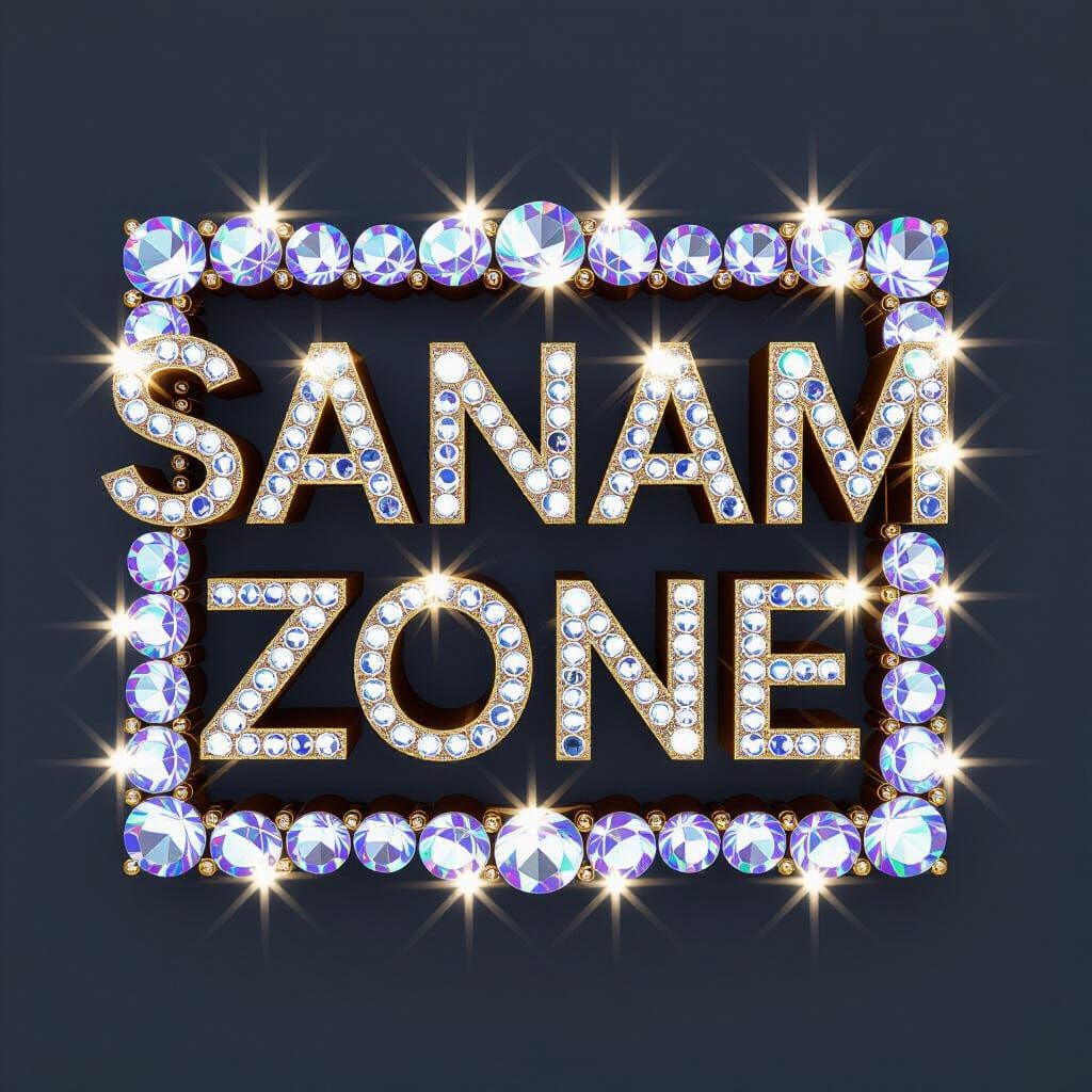 Gem-Adorned 'Sanam Zone' in 3D Render