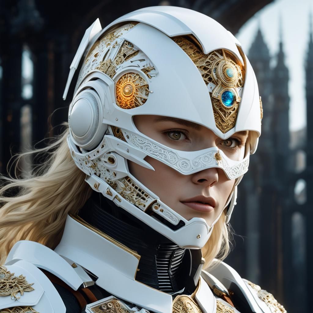 Hi-Tech Neoclassical Porcelain Astro Helmet 🤍💫