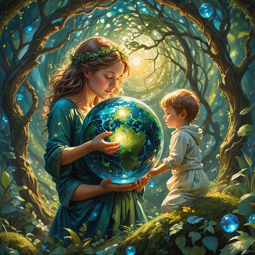 Nurturing Earth Sphere Concept Art