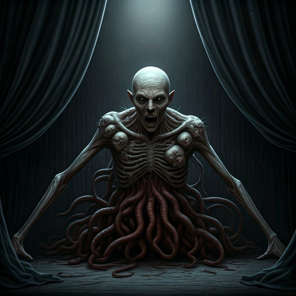 Terrifying One-Eyed Demon Emerges from Under Bed