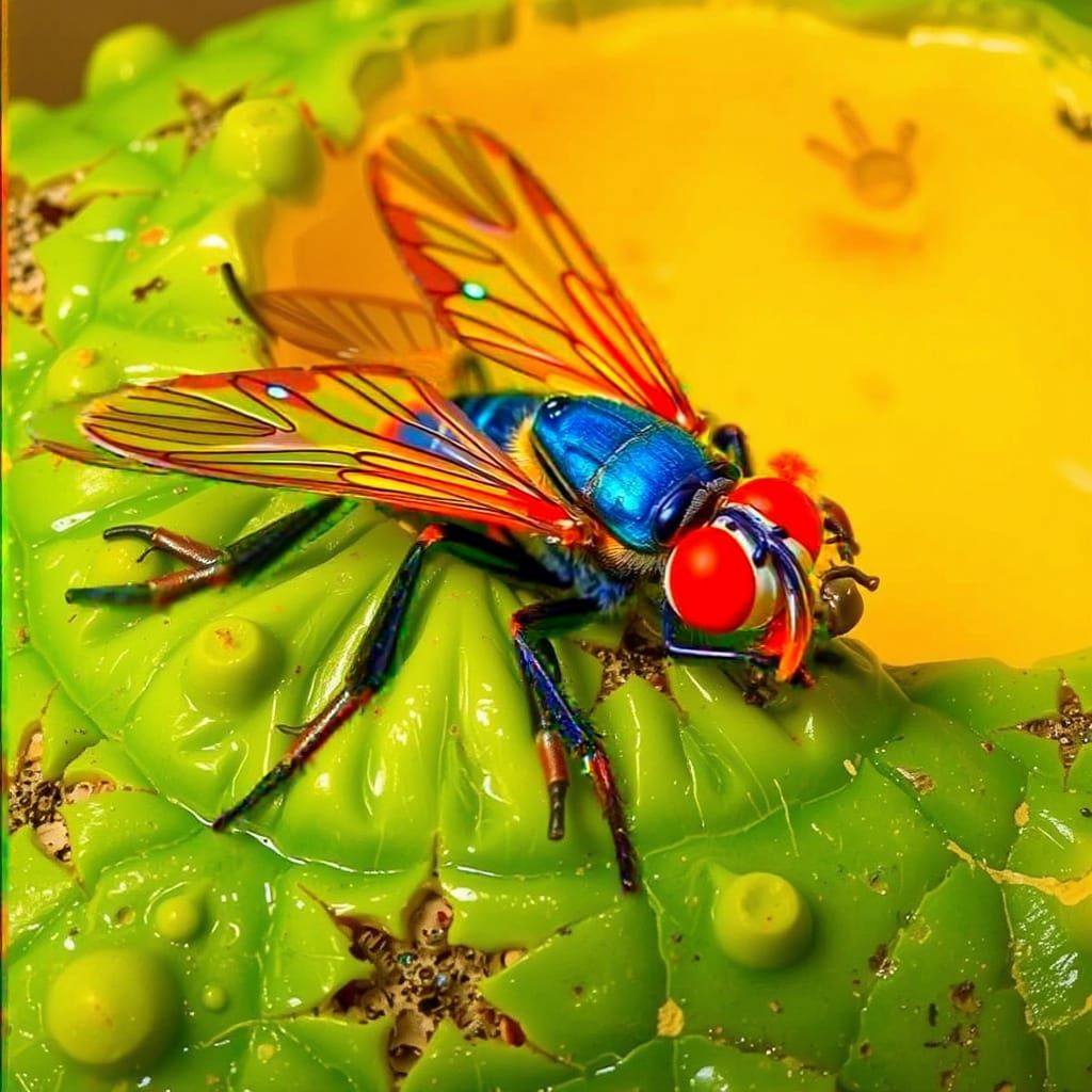 Detailed Grotesque Scene with Dramatic Cinematic Texture