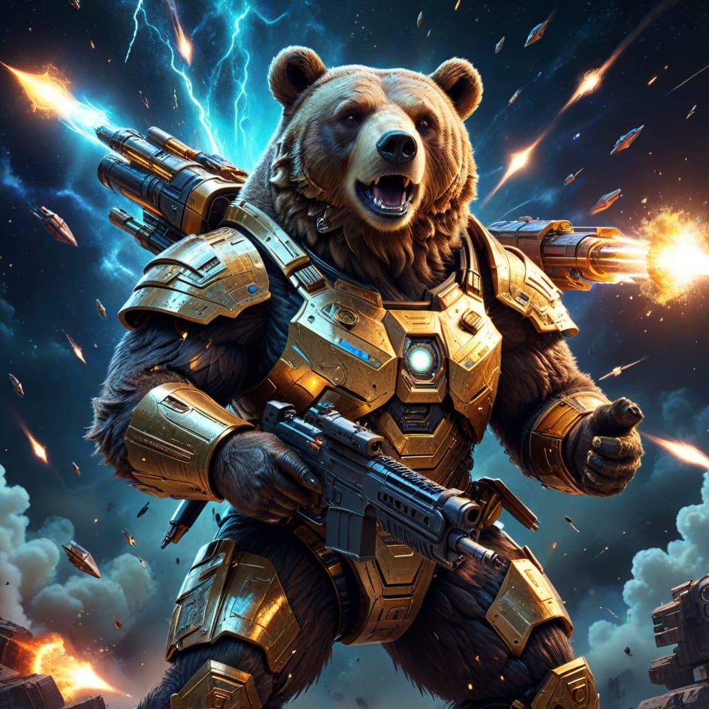 Cosmic Bear in Holographic Armor