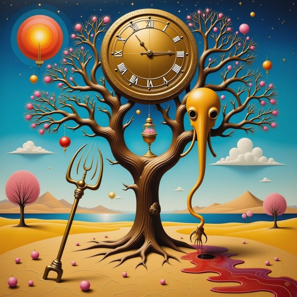 <lora:Gold and pink:1.0> <lora:Weirdly Nouveau:1.0> The Pers...