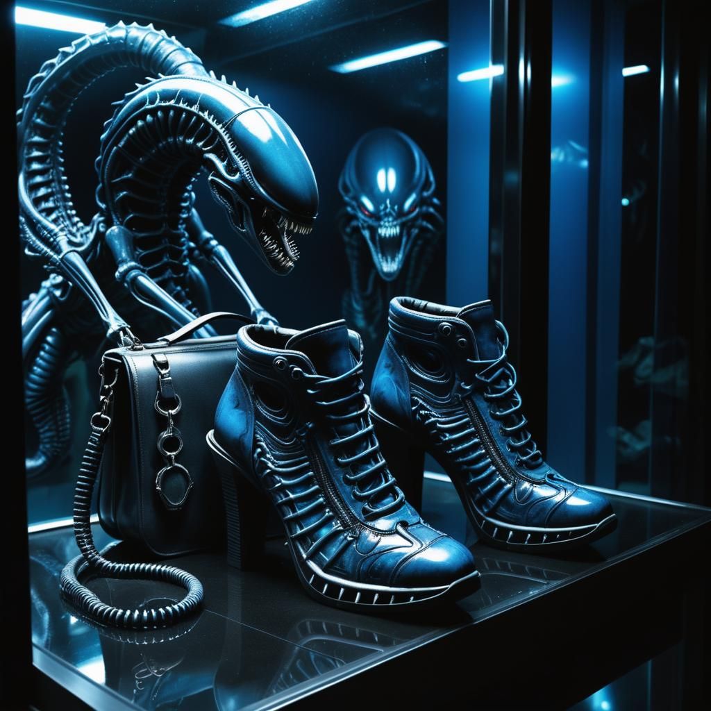 Xenomorph Fashion: Biomechanical Accessories in Dark Sci-Fi