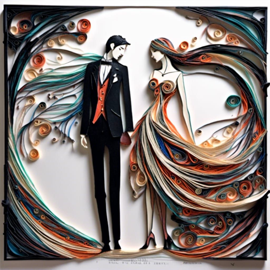<lora:Umbra:1.0> quilling