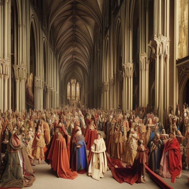 Fashion Models Coronation: A Renaissance Masterpiece