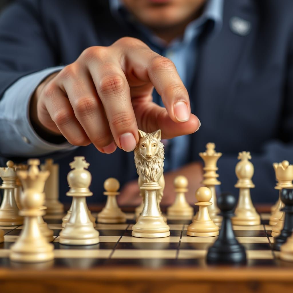 Chess Master: Hand Placing Unique Piece