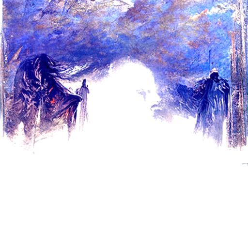 Ethereal Sinister Figure in Hyperdetailed Fantasy