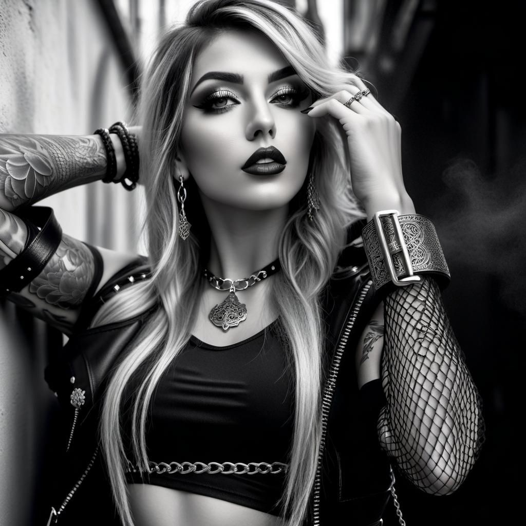 Emiliana's B&W Portrait 6666