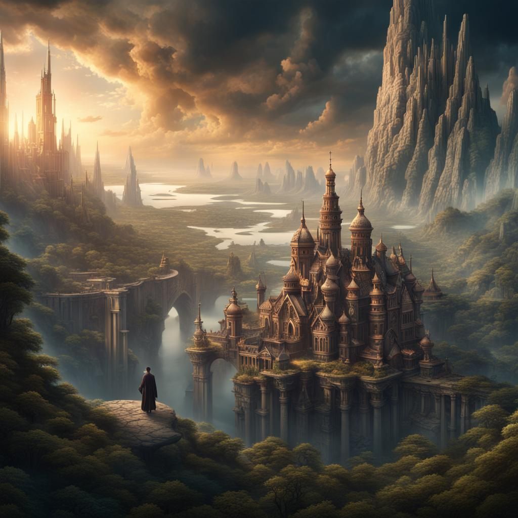 Dream World Digital Matte Painting