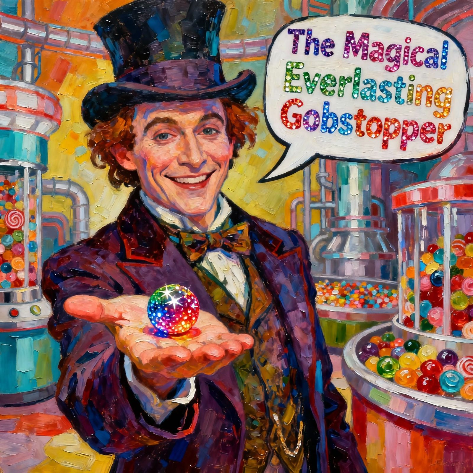Willy Wonka Offers Magical Everlasting Gobstopper in Candy F...