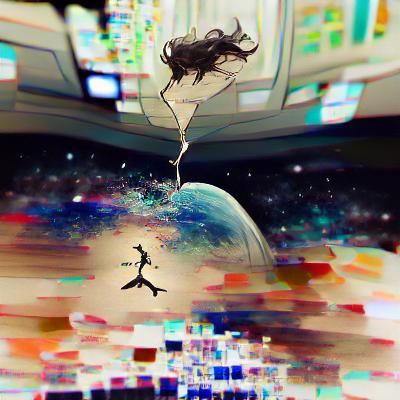 Gravity Visualized by AI
