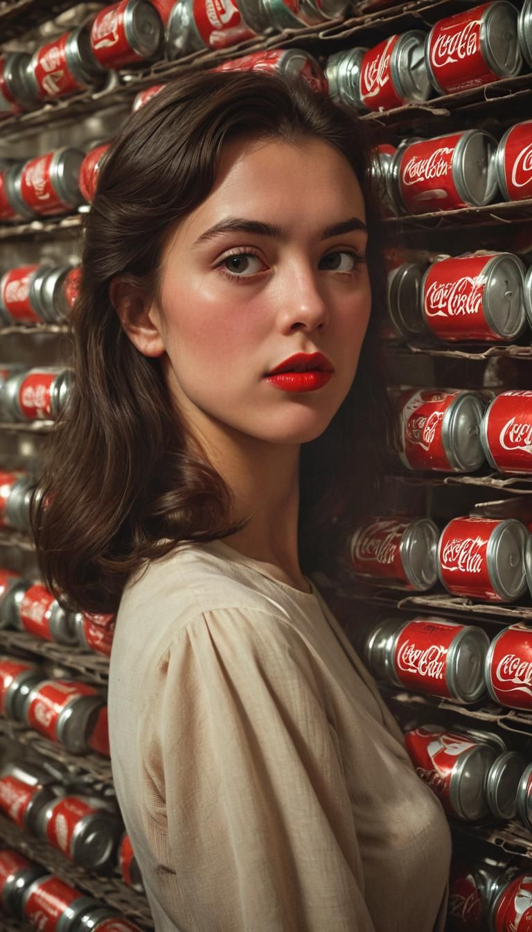 Surrealist Still Life with Coca Cola, Macro Photography