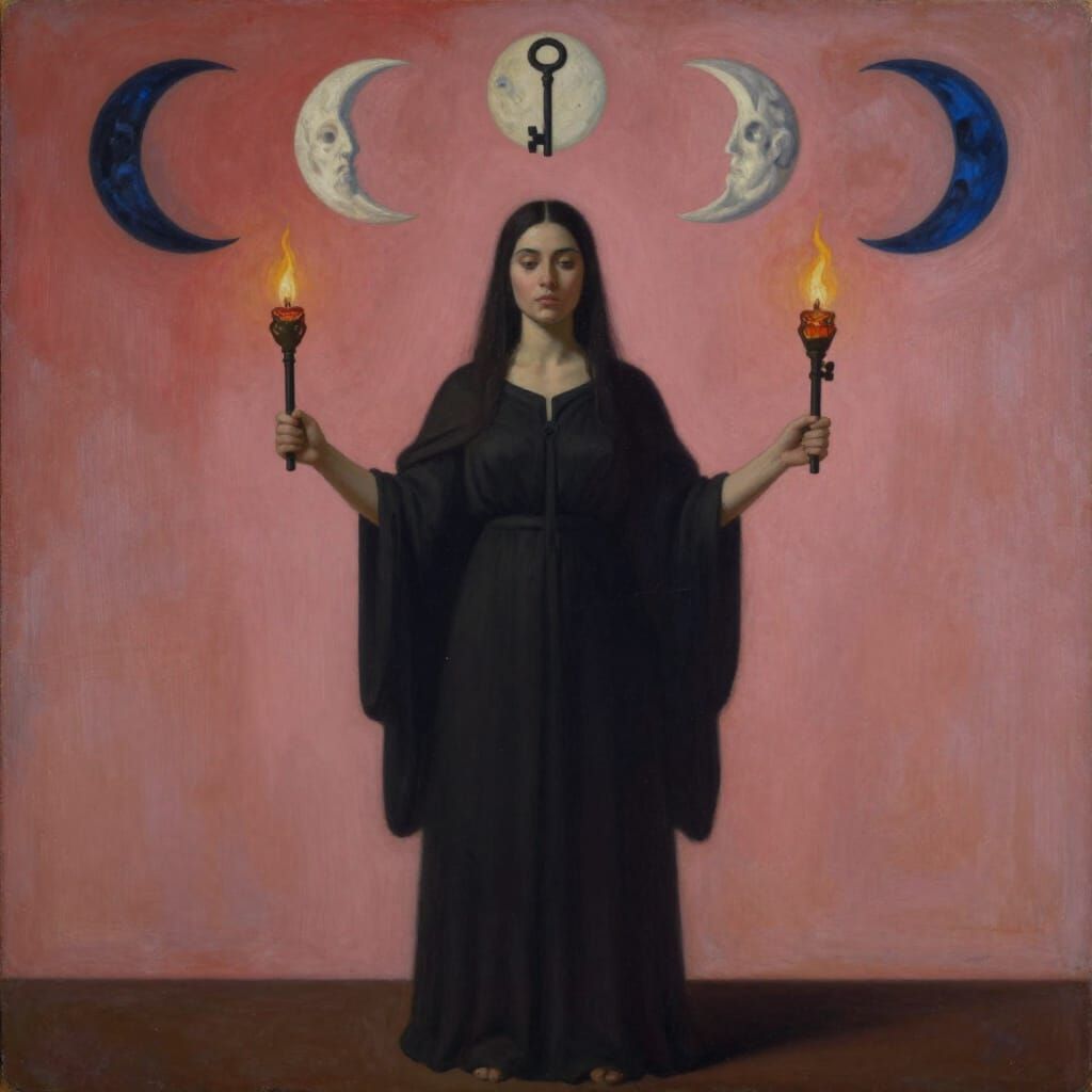 Hecate Embodies Power in Mexican Modernist Cinematic Scene