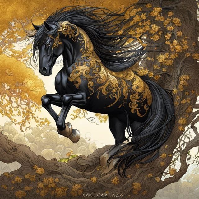 Mystical horse