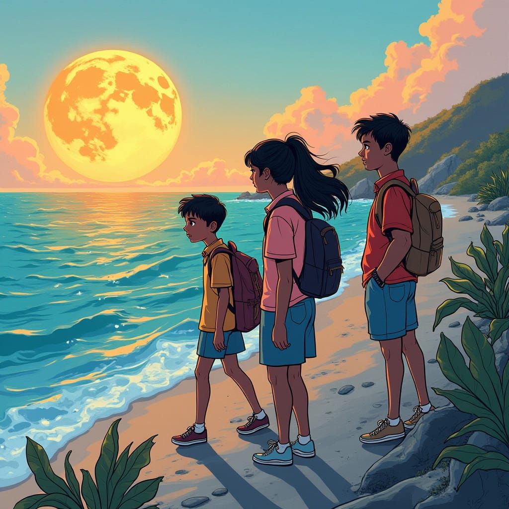 Teen Friends Uncover Isle Secrets in Vibrant WEBTOON Comic